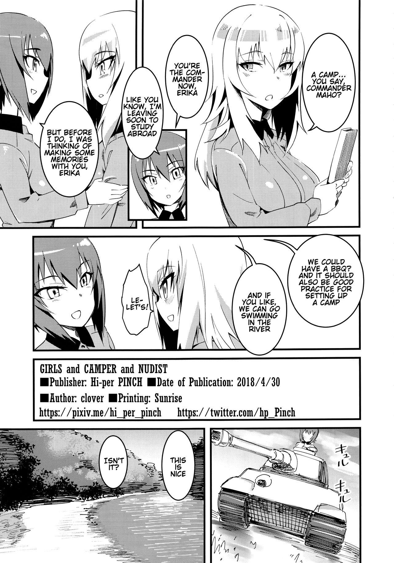 Gay Largedick GIRLS and CAMPER and NUDIST - Girls und panzer Facial - Page 2