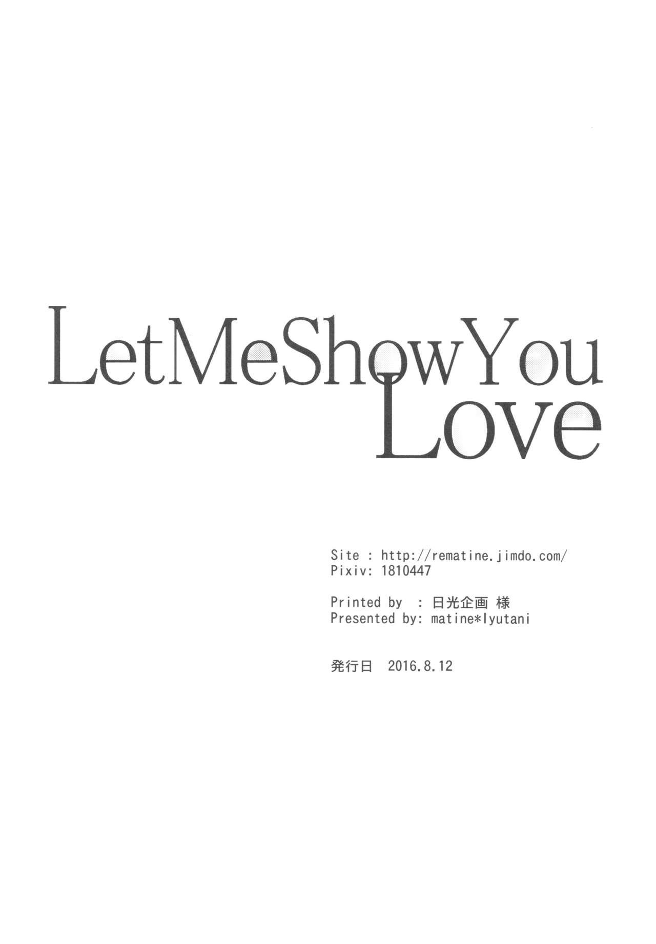 Let me show you Love 1