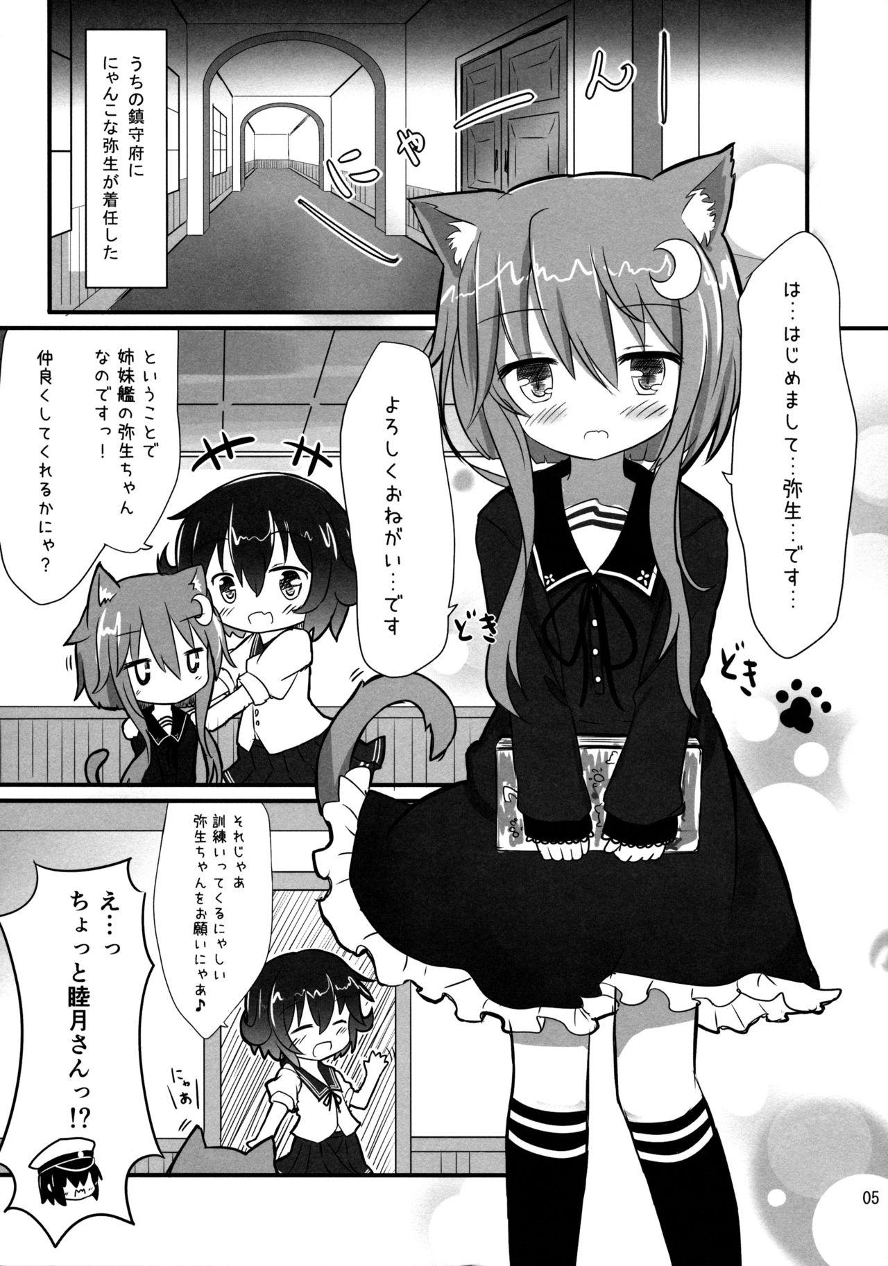 Free Teenage Porn Yayoi to Nyanko na Katachi - Kantai collection Gordita - Page 4