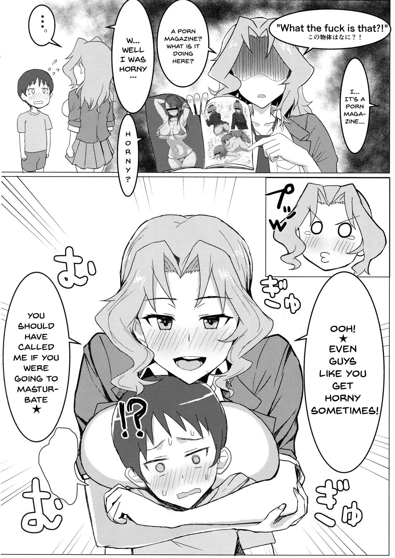 Step Dad (C94) [Moruda Ramenya (Moruda)] Okei-san no Nukinuki Dosukebe Challenge | Okay-san's Dirty Lewd Challenge (Girls und Panzer) [English] {Doujins.com} - Girls und panzer Vecina - Page 3