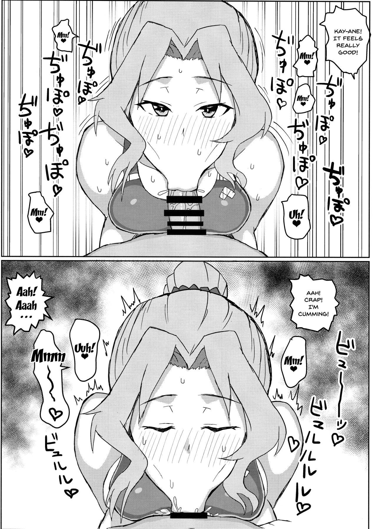 Black (C94) [Moruda Ramenya (Moruda)] Okei-san no Nukinuki Dosukebe Challenge | Okay-san's Dirty Lewd Challenge (Girls und Panzer) [English] {Doujins.com} - Girls und panzer Stockings - Page 7