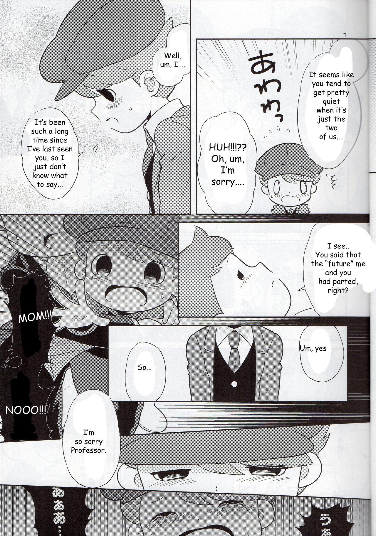 Threesome Sensei Anone - English - Professor layton Best Blow Job Ever - Page 6