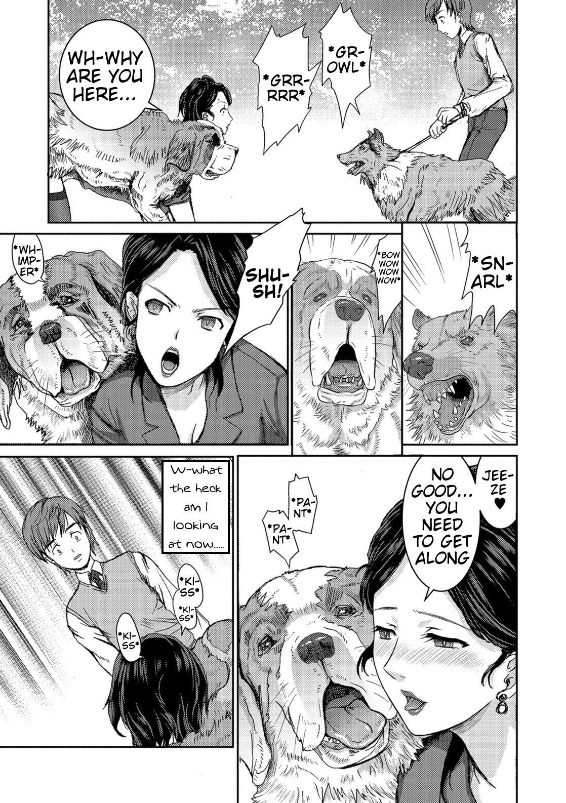 Cosplay [Takeichi Okome] Honoguraki Mori no Reizoku -The SUIT and DOG- | Slavery in the Dark Forest -The SUIT and DOG- (Kemono DIRECT 5) [English] [Mynock] [Digital] Real Orgasms - Page 9