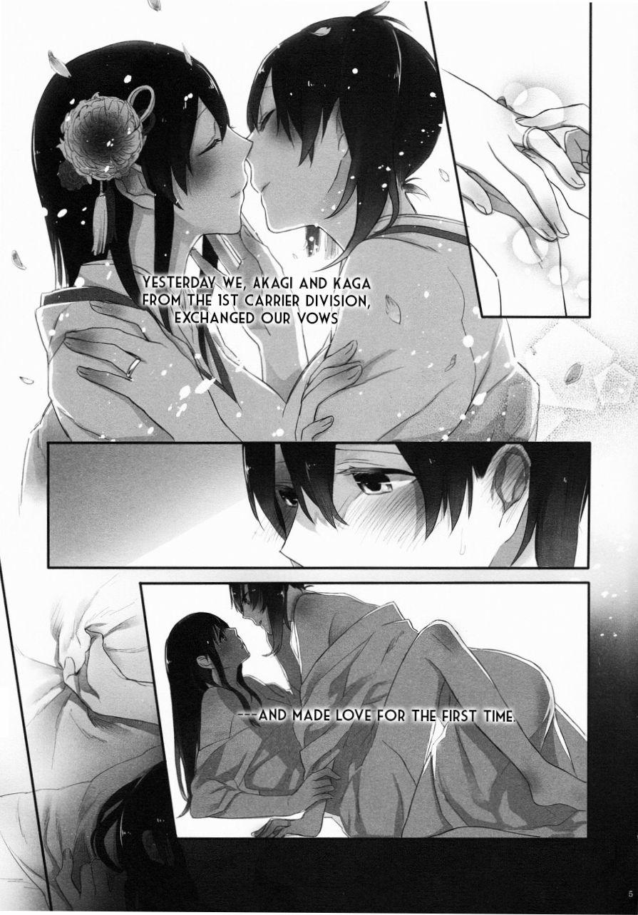 Oral Porn Akagi x Kaga Shinkon Shoya Anthology - 1st bite - Kantai collection Sola - Page 7