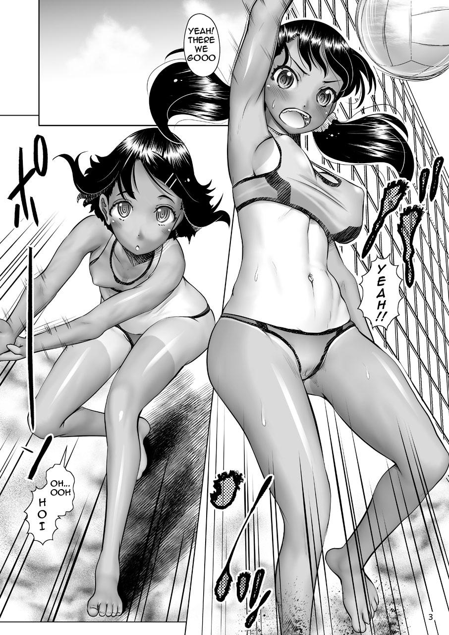 [Mushoku Santaro] Hoshoku Koudou ~Hiyake Beach Volley Naedoko Shussan~ | Predation Behavior ~Tanned Beach Volleyball Seedbed Birth~ [English] {theamdrag} [Digital] 3