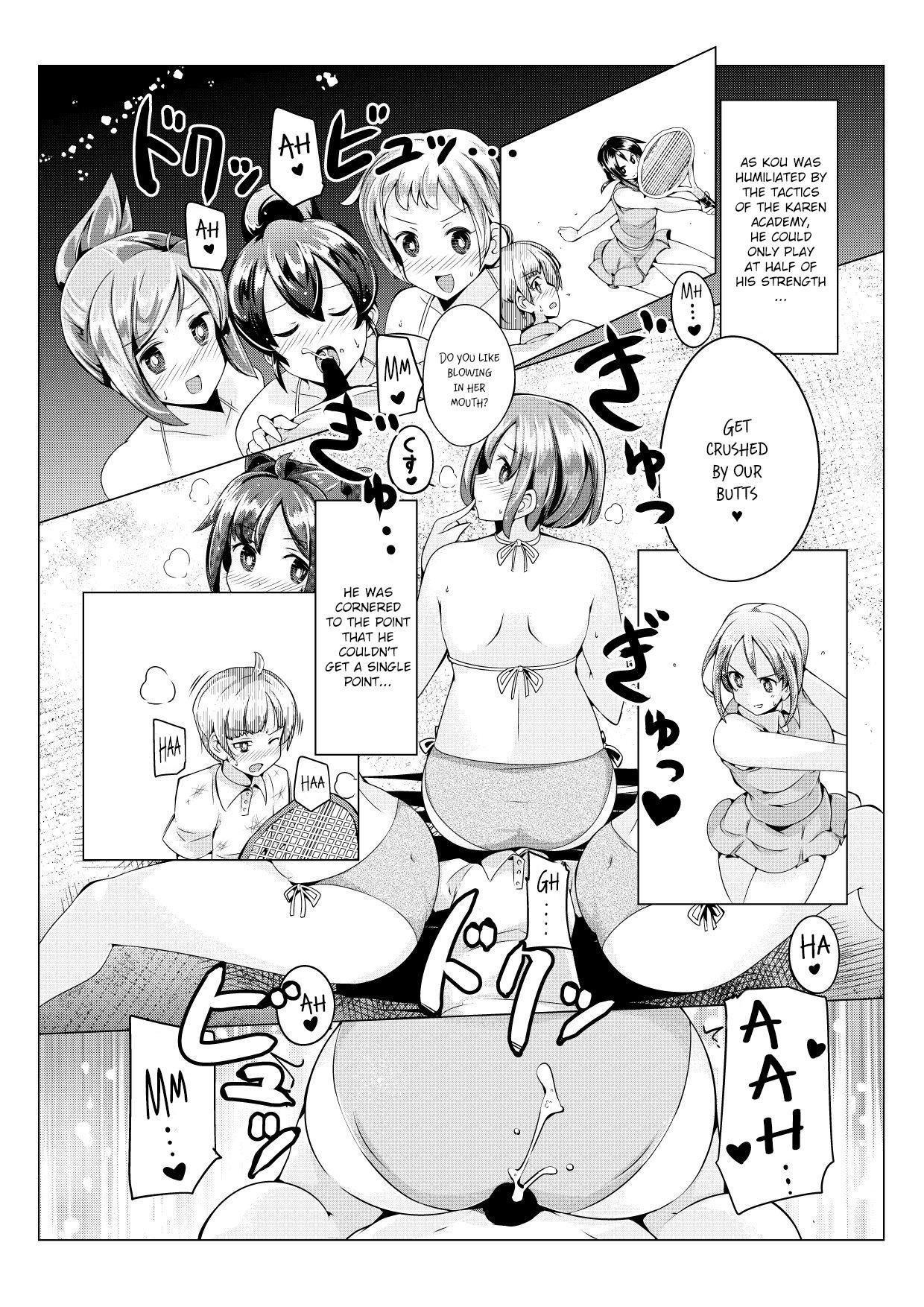 Granny Oneshota Irojikake Tennis Taiketsu Hen - Original Cum On Ass - Page 10
