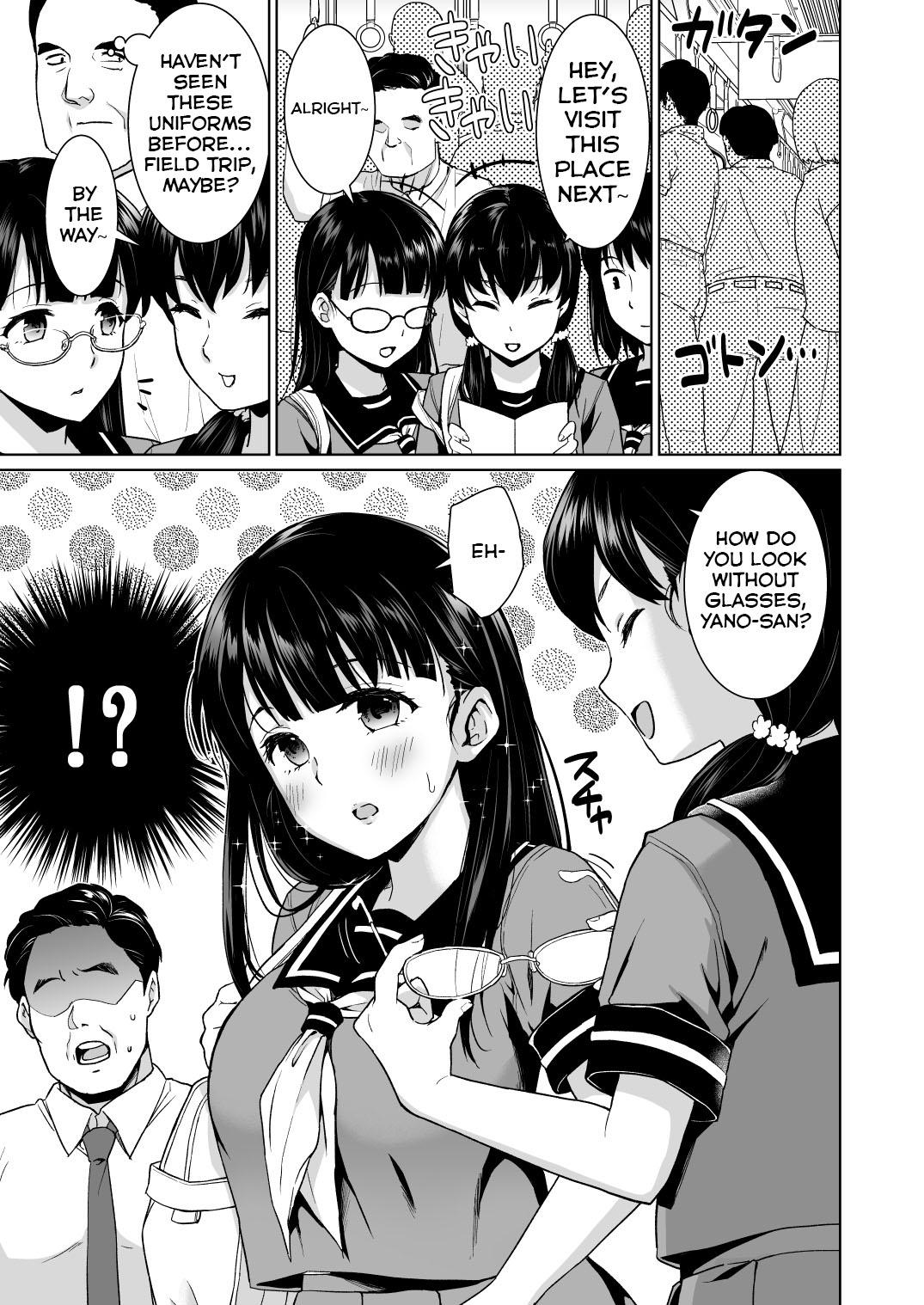 Gay Facial Iya da to Ienai Jimikei Shoujo to Chikan Densha | Train Molesting of a Normal Girl Who Can't Refuse - Original Negra - Page 3