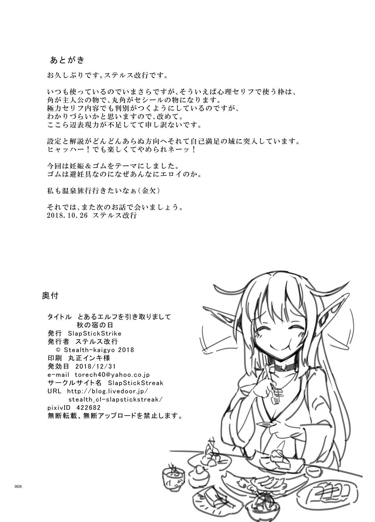 Toaru Elf o Hikitorimashite Aki no Yado no Hi 24