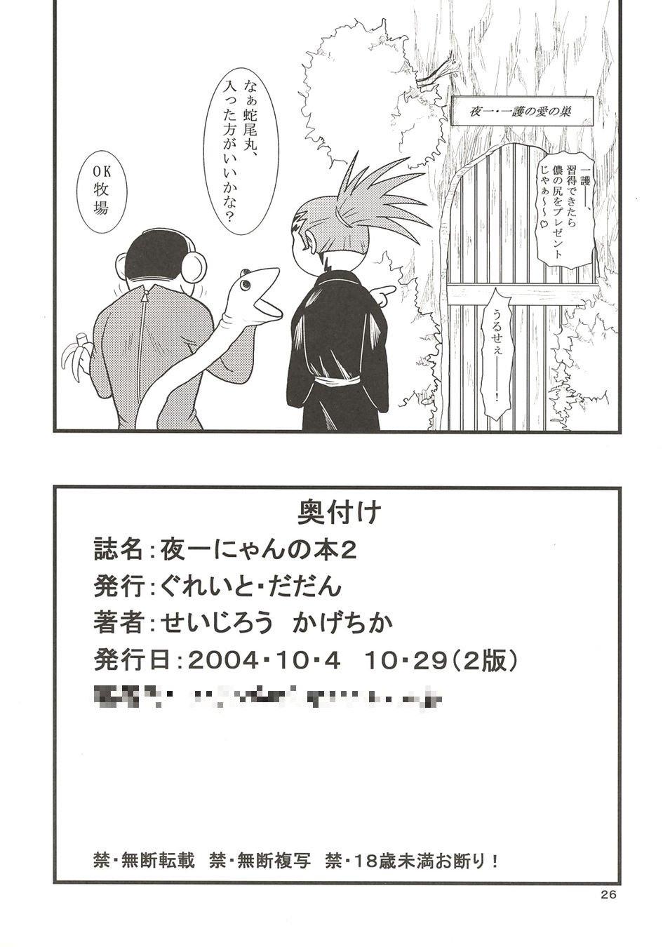Threesome Yoruichi Nyan no Hon 2 - Bleach Spreadeagle - Page 26
