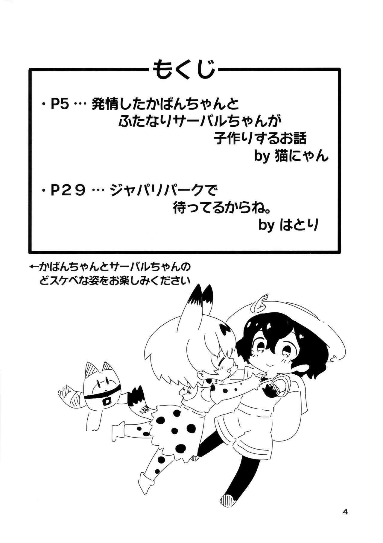 Role Play Serkaba Sukebe Book - Kemono friends Blowjob - Page 3