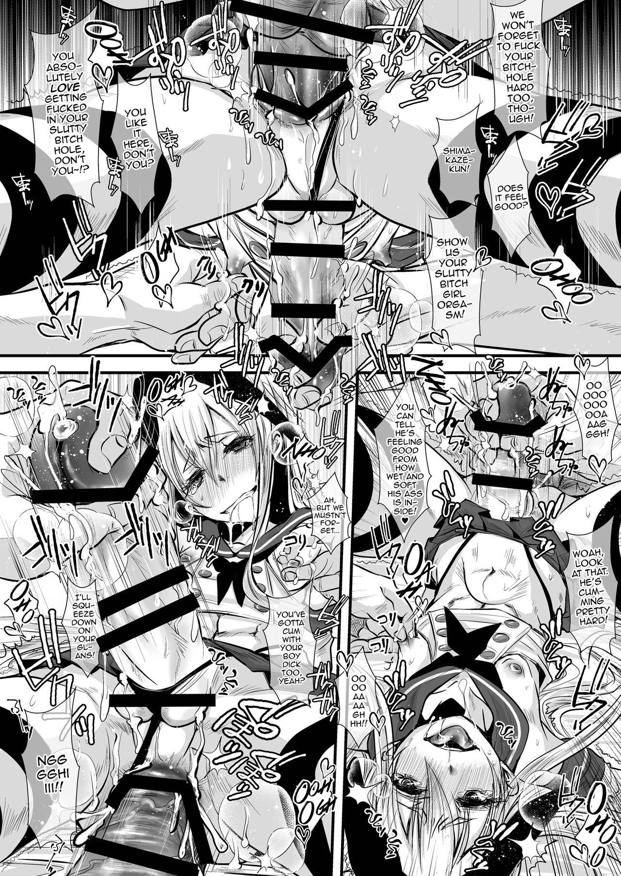 [Atelier Dr.HEAD'S (Katou Chakichi)] Kyokon Suji Shota Hestia-kun to Shimakaze-kun (Dungeon ni Deai o Motomeru no wa Machigatteiru Darou ka, Kantai Collection -KanColle-) [English] [mysterymeat3] [Digital] 15