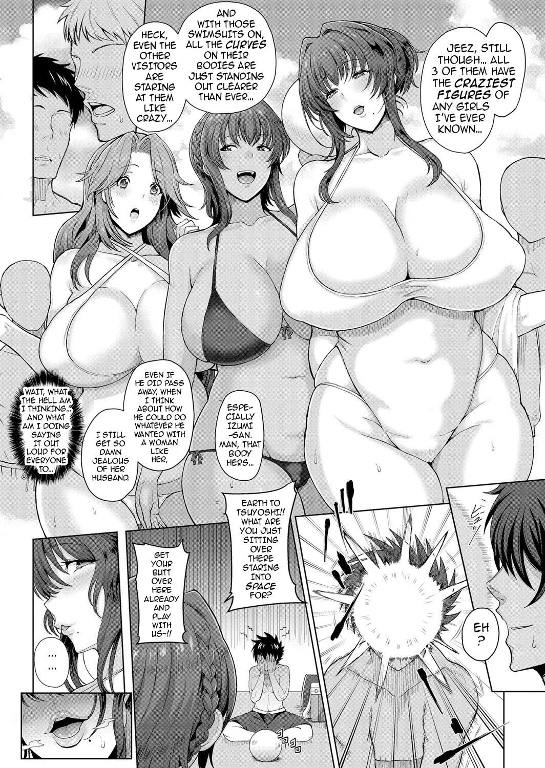 Gay Cumjerkingoff Toshiue Zukushi Jukushita Sanshimai | The Three Older, Mature Sisters Next Door 1-3 Exposed - Page 4