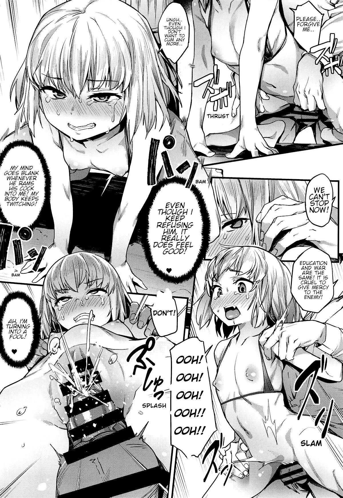 Caliente Chiisana Boukun ni Saikyouiku o!! | Re-education of a small tyrant!! - Girls und panzer Amature Porn - Page 11