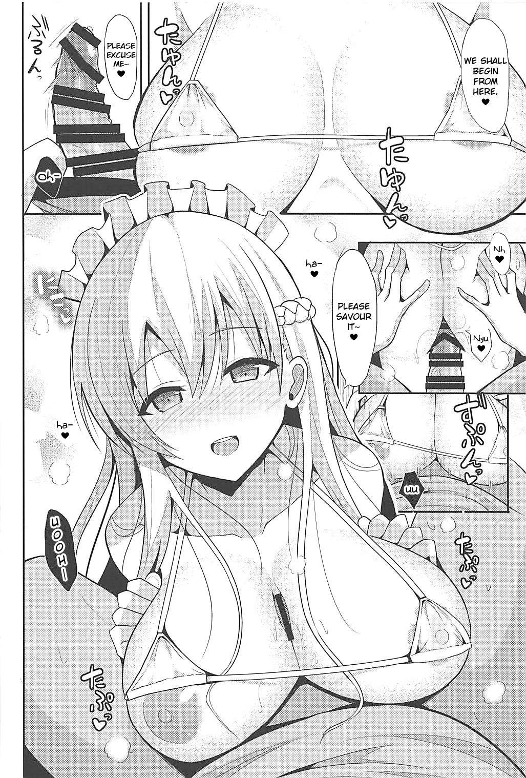 Abuse Belfast to Kekkon Shoya | Wedding Night with Belfast - Azur lane Longhair - Page 7