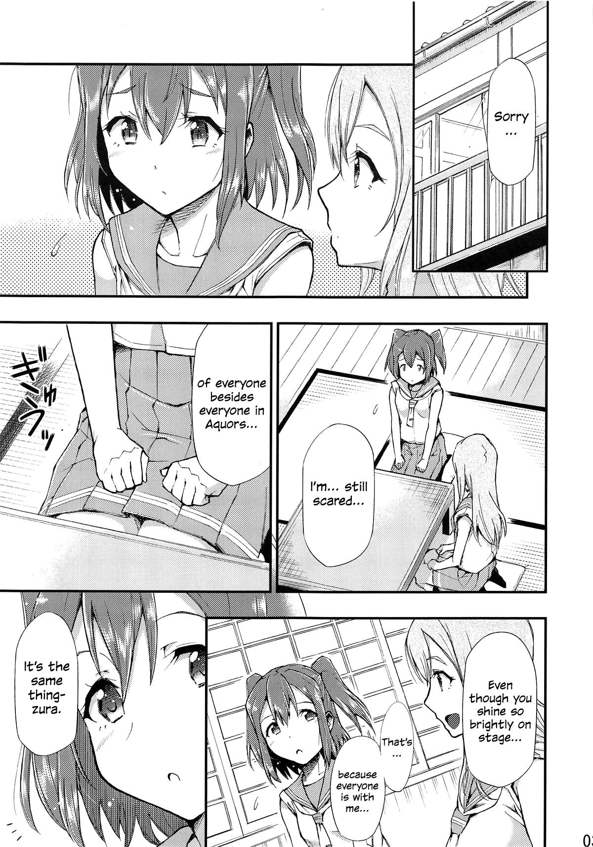 Assfingering Omoitagai | Thinking of Each Other - Love live sunshine Stepbro - Page 4