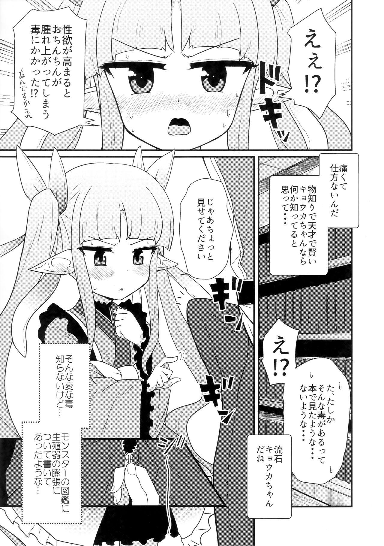 Jerking Onegai Kyouka-chan - Princess connect Masturbates - Page 2