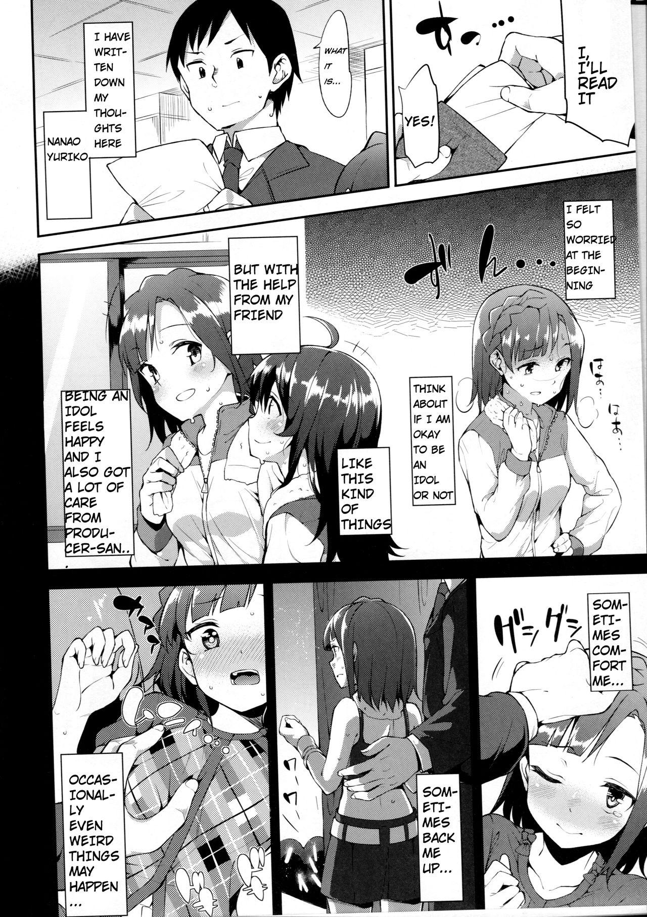 Facial Cumshot Futari no Prologue - The idolmaster Blackmail - Page 7