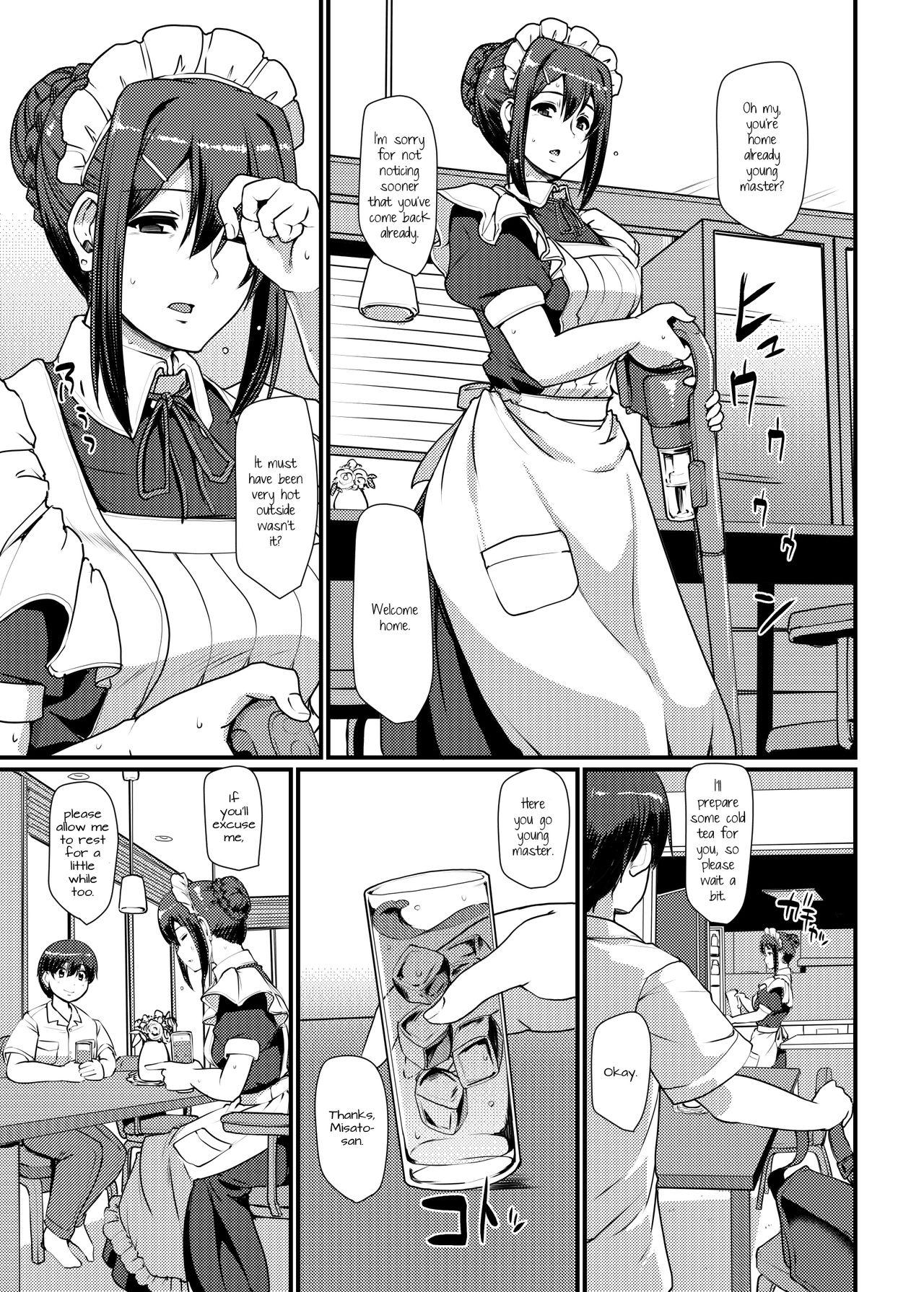 Free Blow Job Porn Maid no Oshigoto. II | Maid's Work II - Original Hidden - Page 8