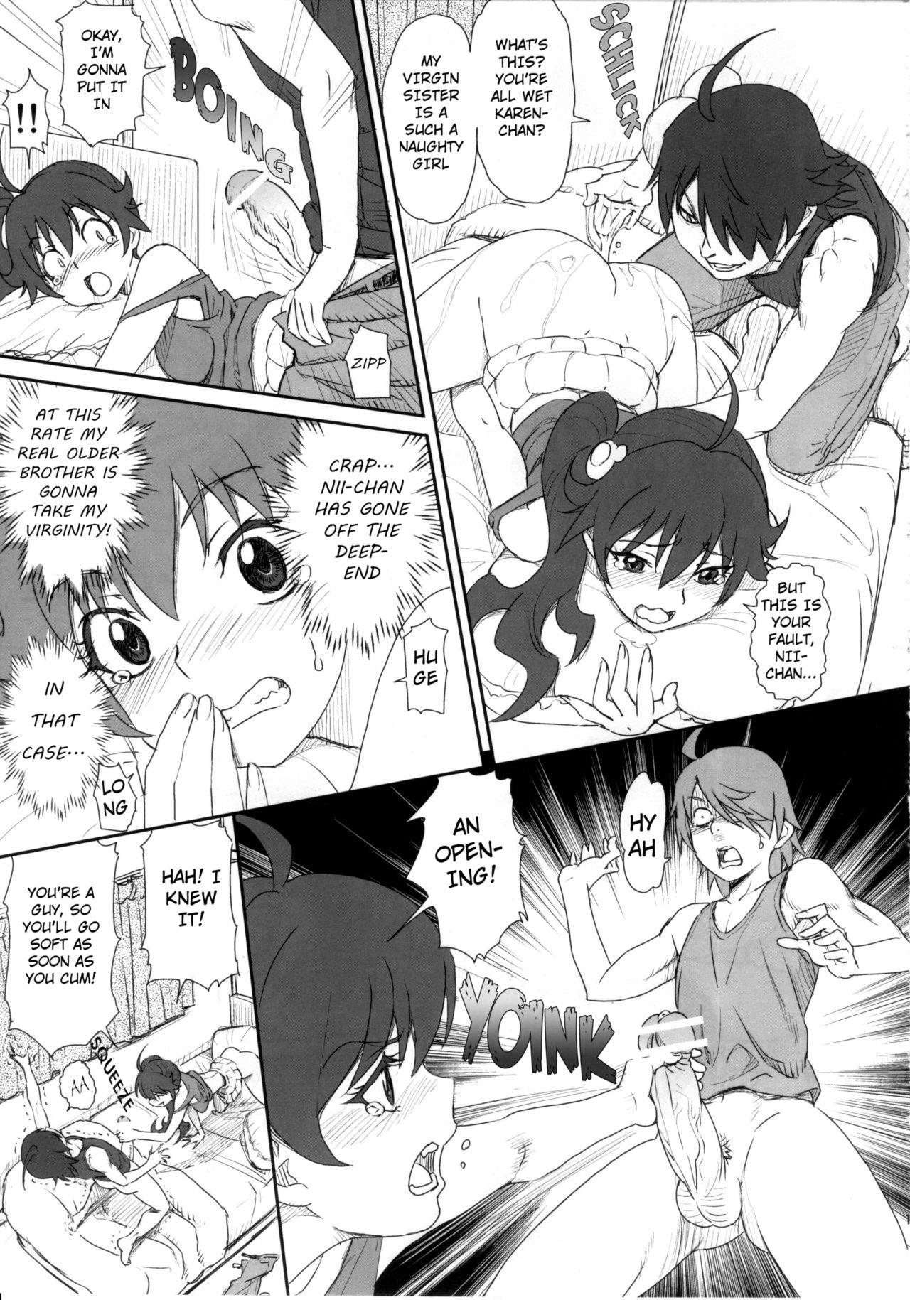 Hot Milf (C83) [Majipan! (tyuda)] Karen-chan no Hajimete Yurusan! | You Won't Take Karen-chan's First Time! (Bakemonogatari) [English] [Moon Technology Translations] - Bakemonogatari Mature Woman - Page 11