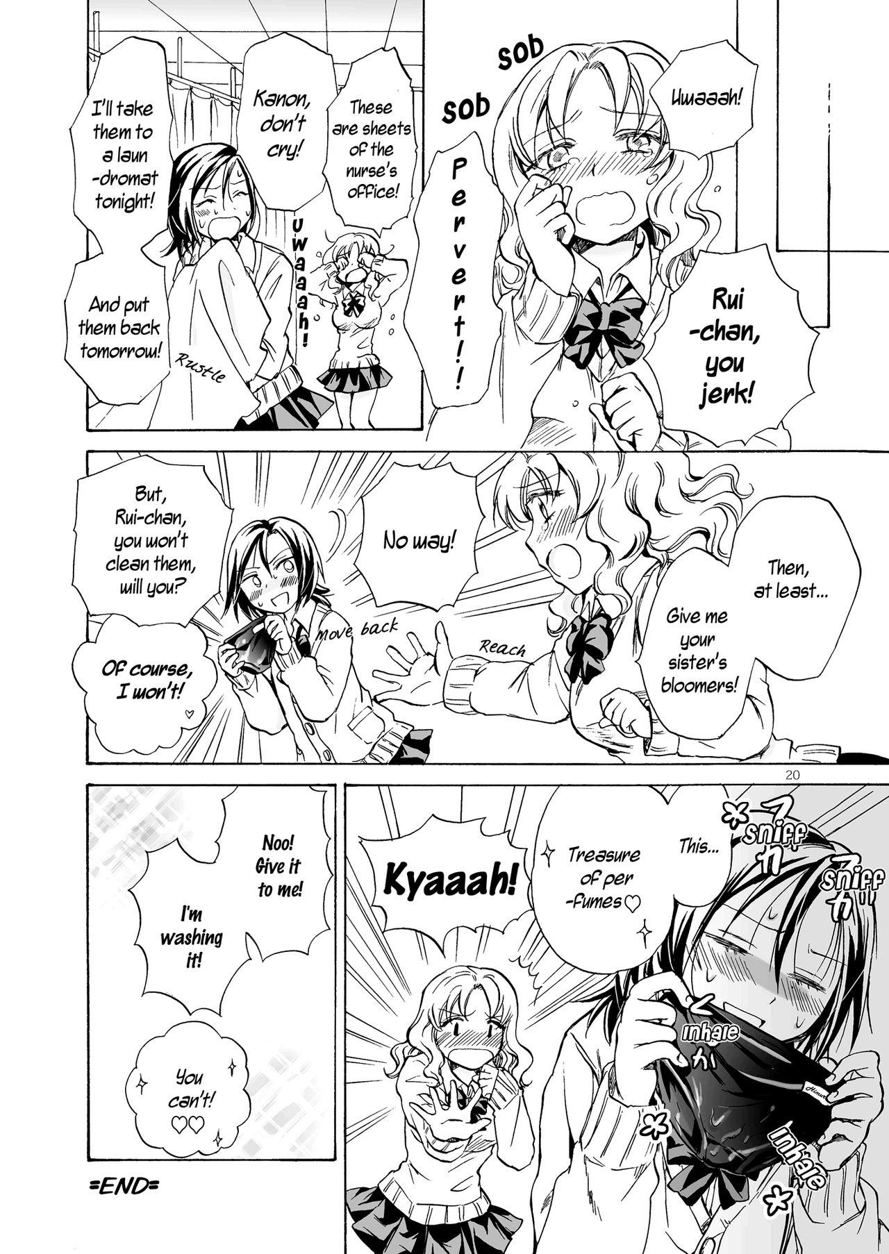 Gay Ass Fucking [peachpulsar (Mira)] Chotto Dake! Hentai Rui-chan Daibousou | Just a Little! Pervert Rui-chan went out of control [English] [yuriproject] [Digital] [Incomplete] - Original Bunduda - Page 20