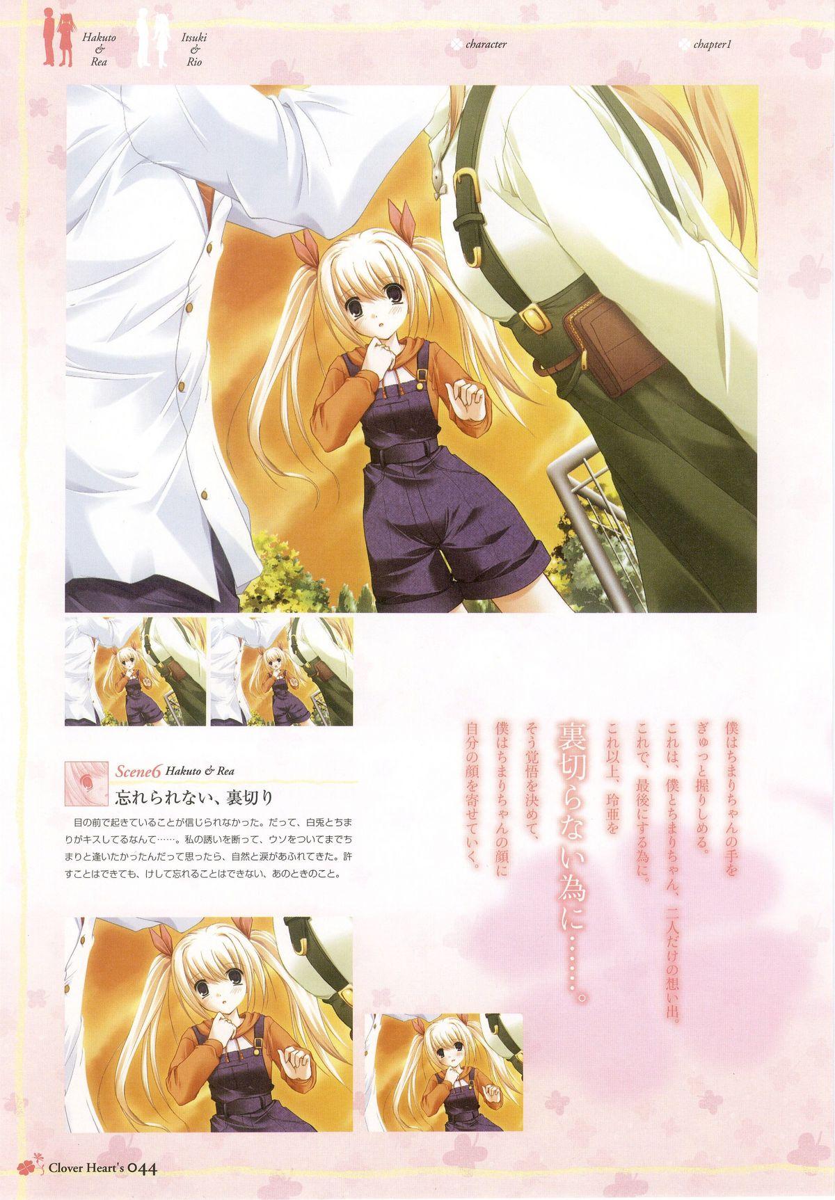 clover heart's visual fan book 45