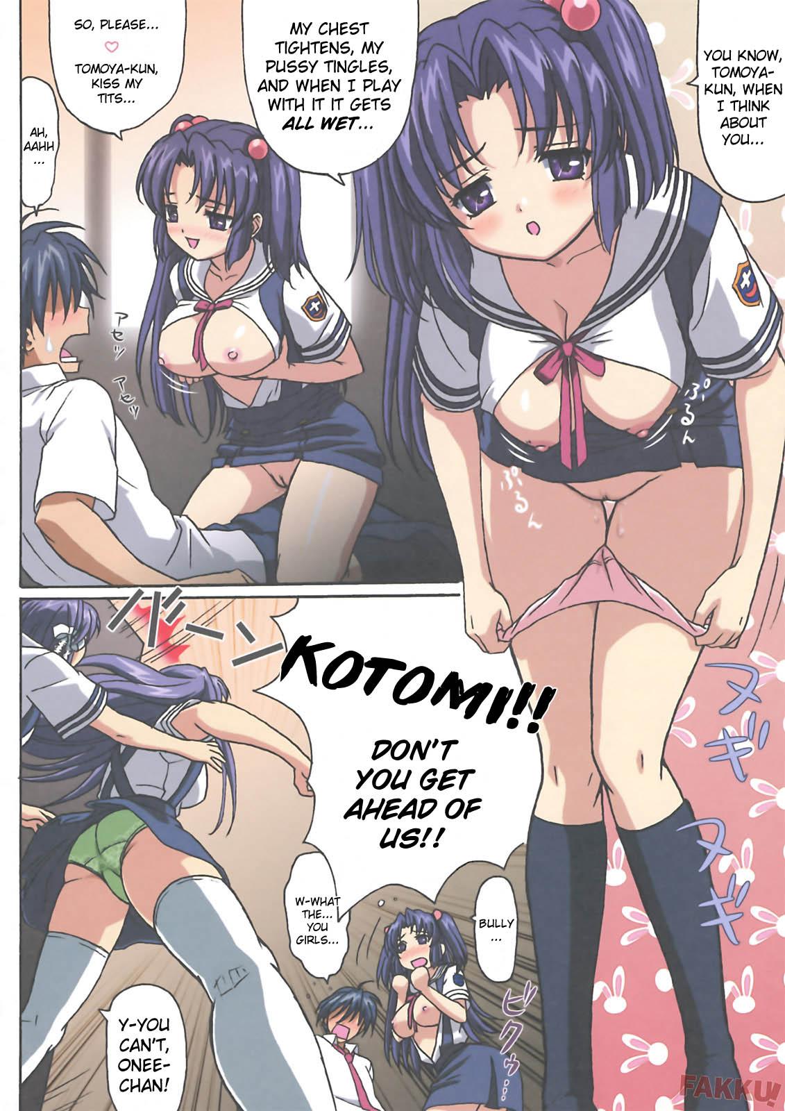 Moms Minna de Nakayoku - Clannad Real Amatuer Porn - Page 4