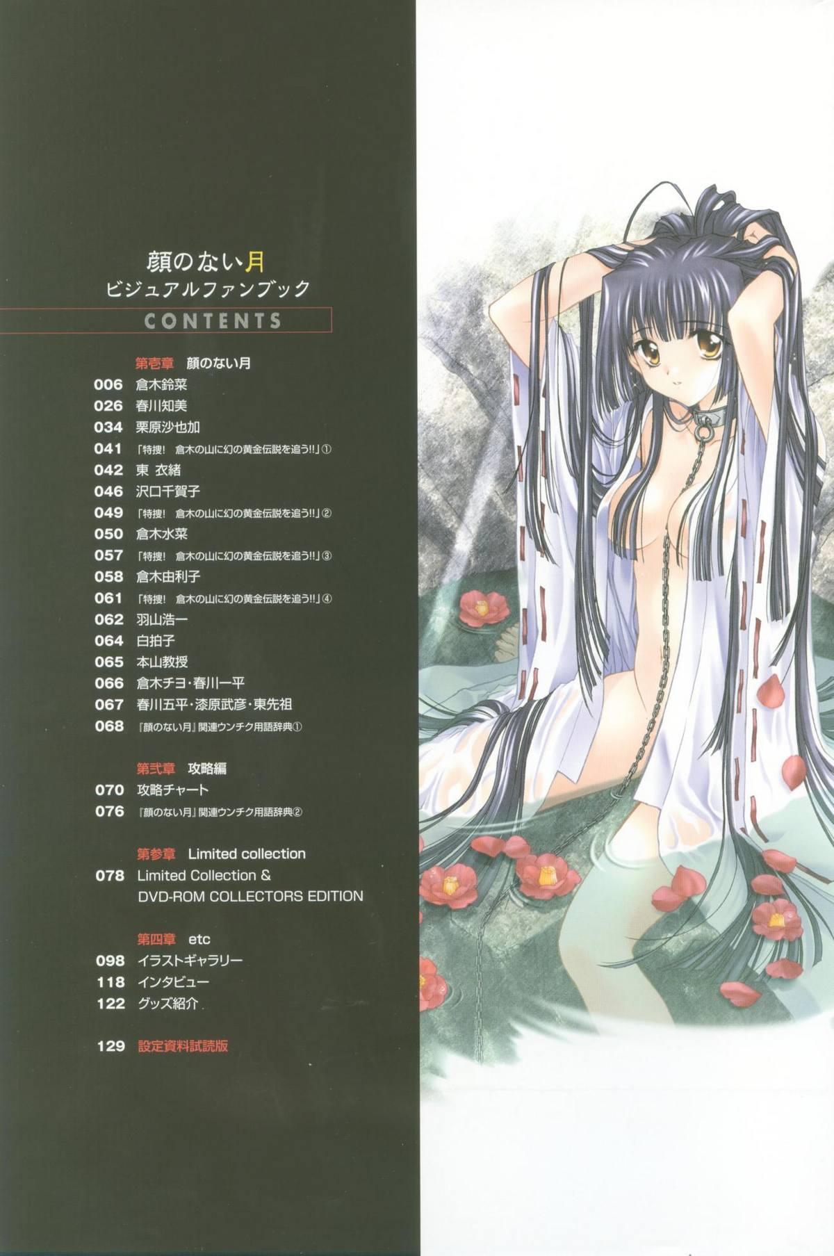 Sexcam Kao no Nai Tsuki Visual Fanbook - Moonlight lady Pauzudo - Page 5