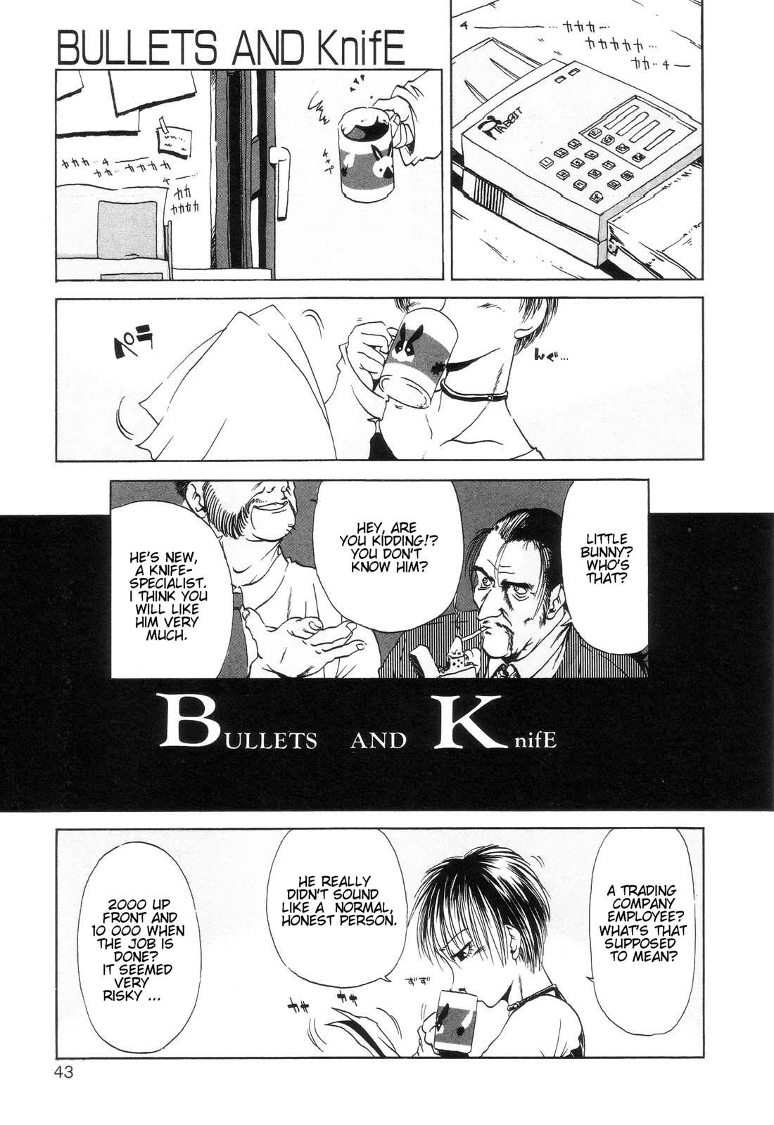 Pregnant Akiba Oze - Bullets and Knife Underwear - Page 1