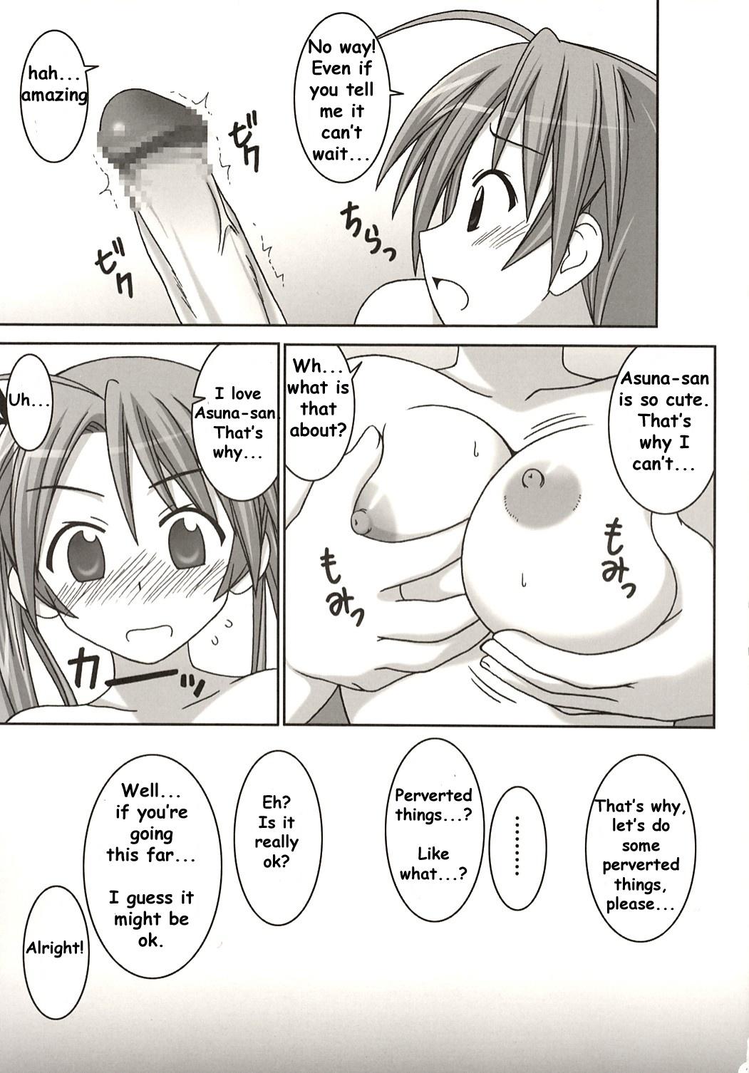 Unshaved Asuna vs Negi - Mahou sensei negima Handjob - Page 7