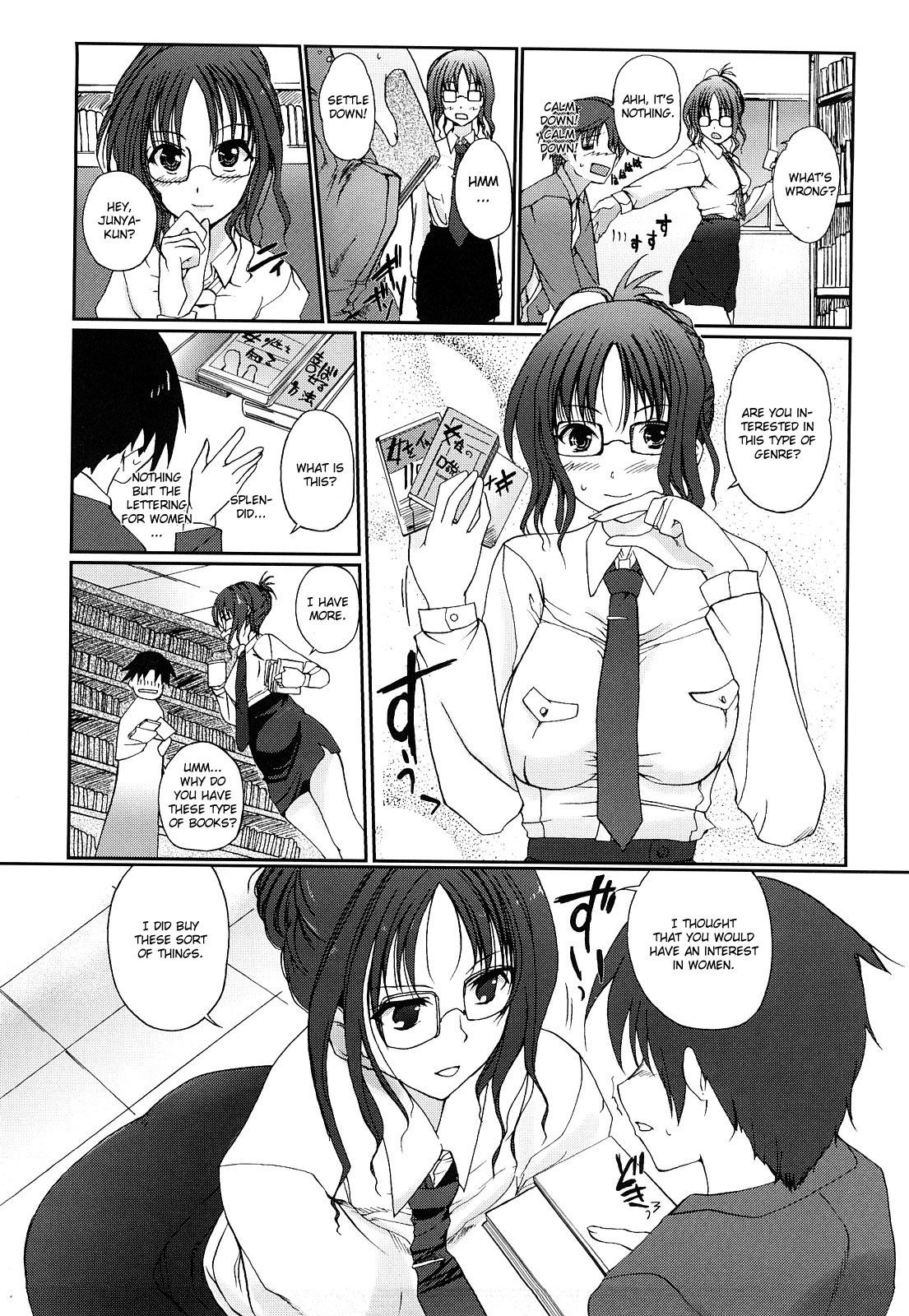 Girl On Girl Aru Tosho no Uta Great Fuck - Page 4