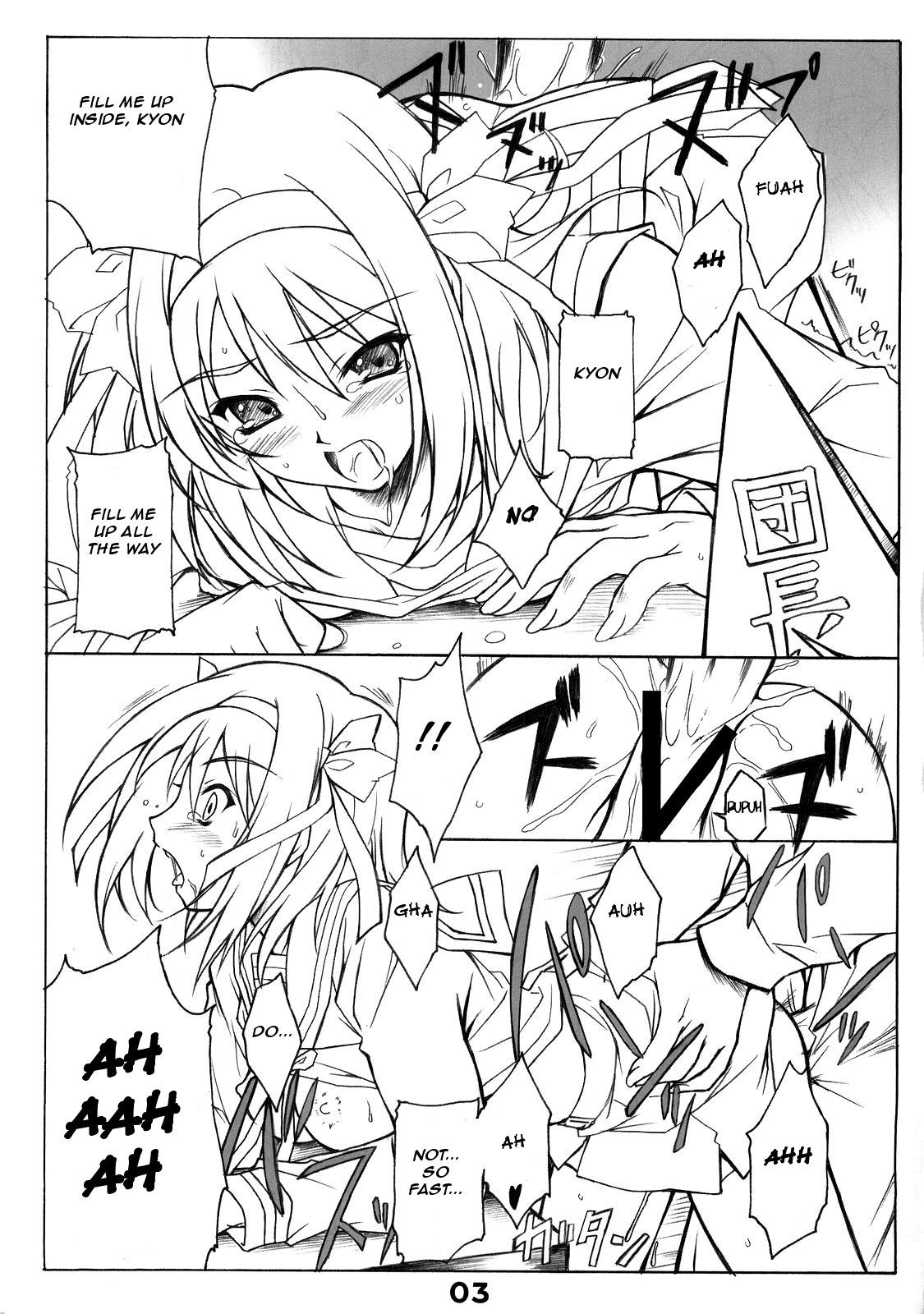 Cum On Pussy Suzumiya Haruhi no Shitto - The melancholy of haruhi suzumiya Hotel - Page 2