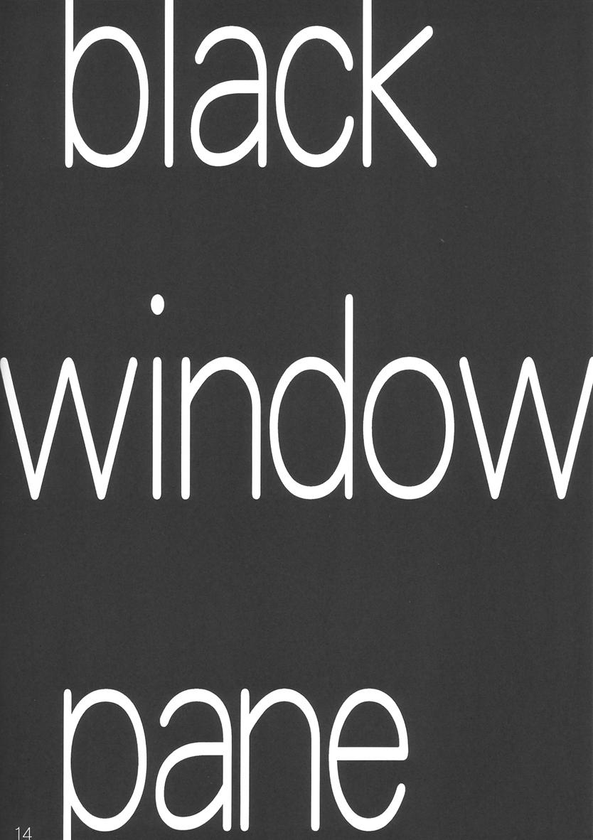 BLACK WINDOWPANE 12