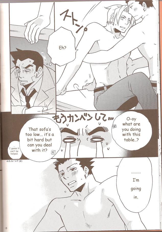 Shaking Self Happiness - Ace attorney Amature Sex - Page 14