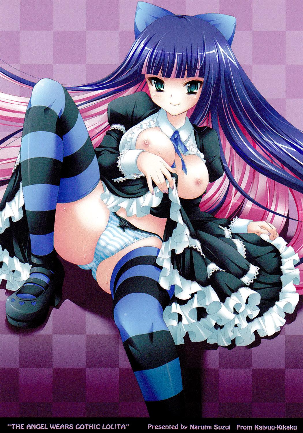 Blow Goth Loli wo Kita Tenshi | The Angel Wears Gothic Lolita - Panty and stocking with garterbelt Sluts - Picture 1