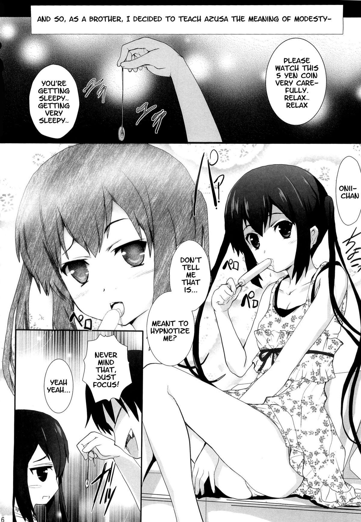 Amateur Porn Zoku - Ore no Gimai ga Azunyan Wake ga Nai - K-on Gay Blowjob - Page 6