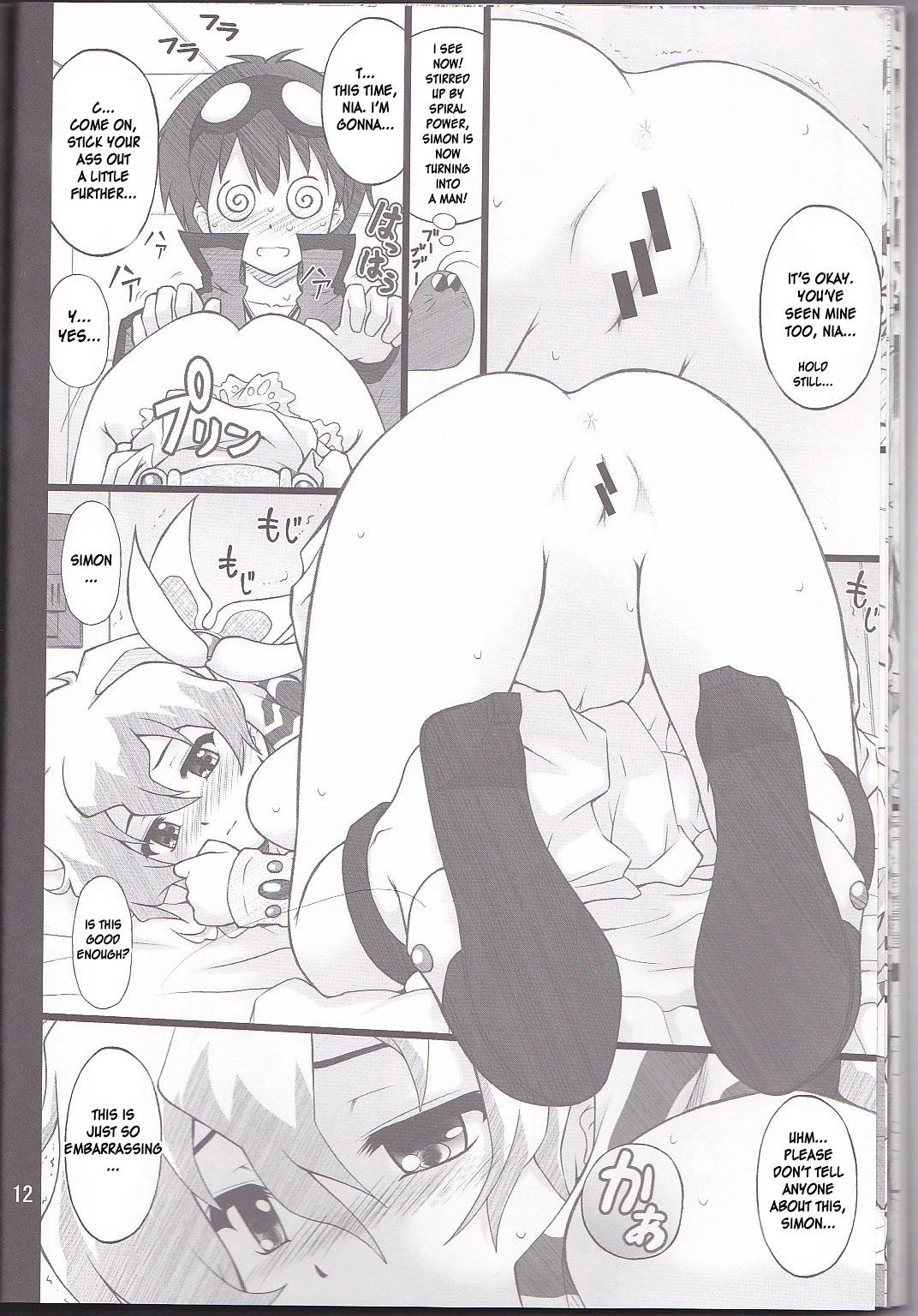 Crossdresser Oikari Nia-chan - Tengen toppa gurren lagann Monster - Page 12