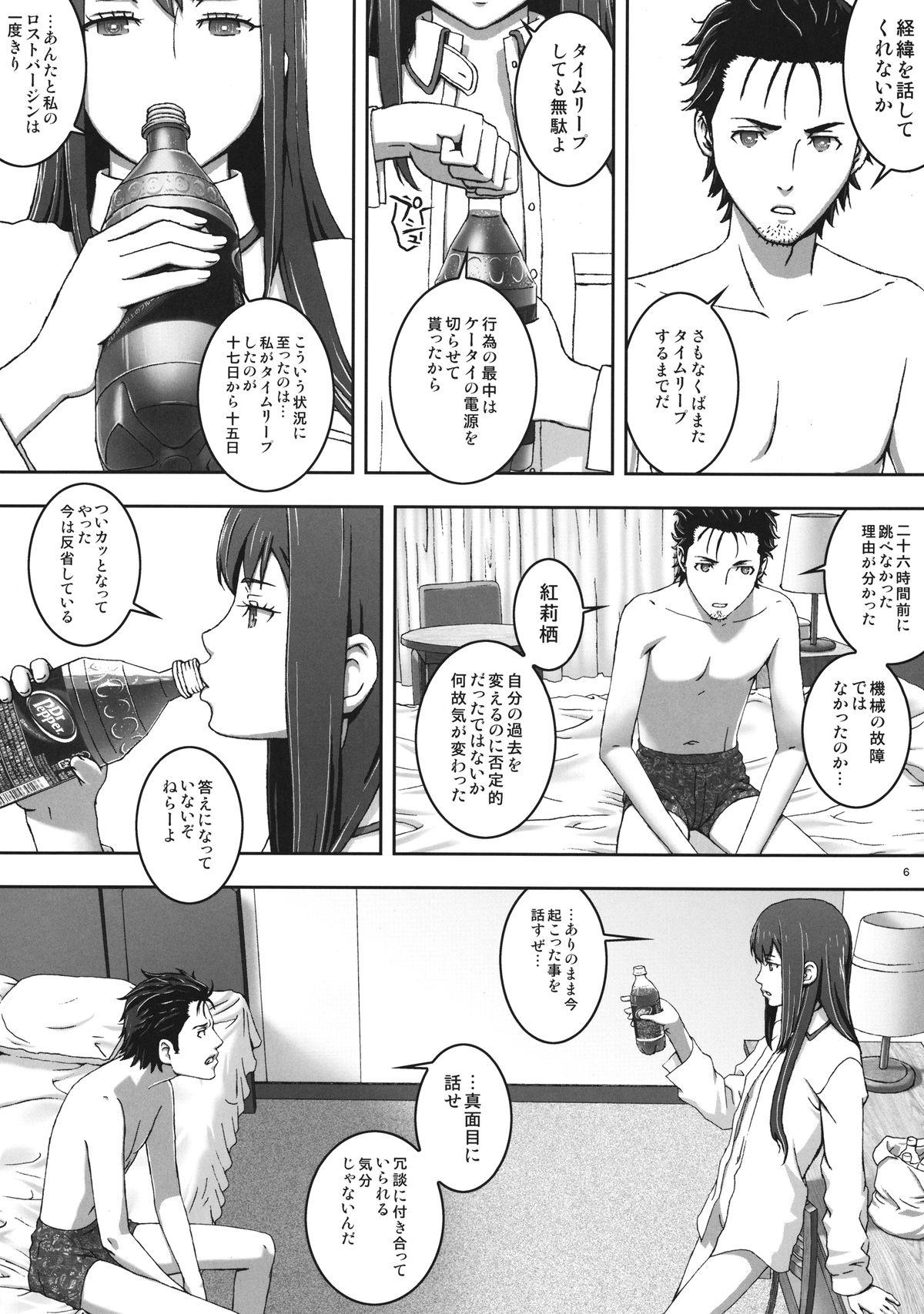 Pack Fukashi no Lost - Steinsgate Semen - Page 6