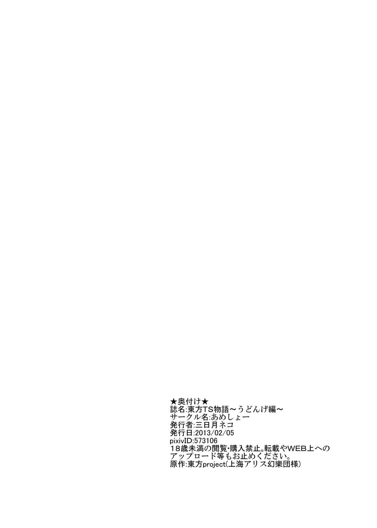 Pmv Touhou TS monogatari - Touhou project Dando - Page 20