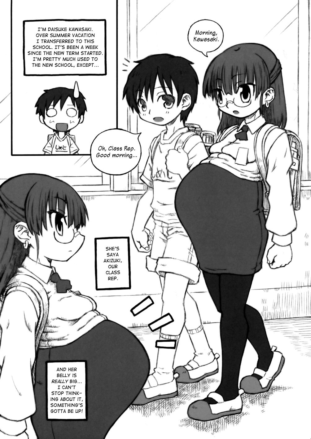 Haradeka!! Ninpu Iinchou Junbigou | Big Belly!! Pregnant Class Rep *Preparation* 3