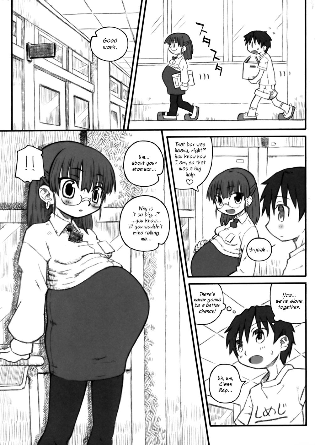 Haradeka!! Ninpu Iinchou Junbigou | Big Belly!! Pregnant Class Rep *Preparation* 4